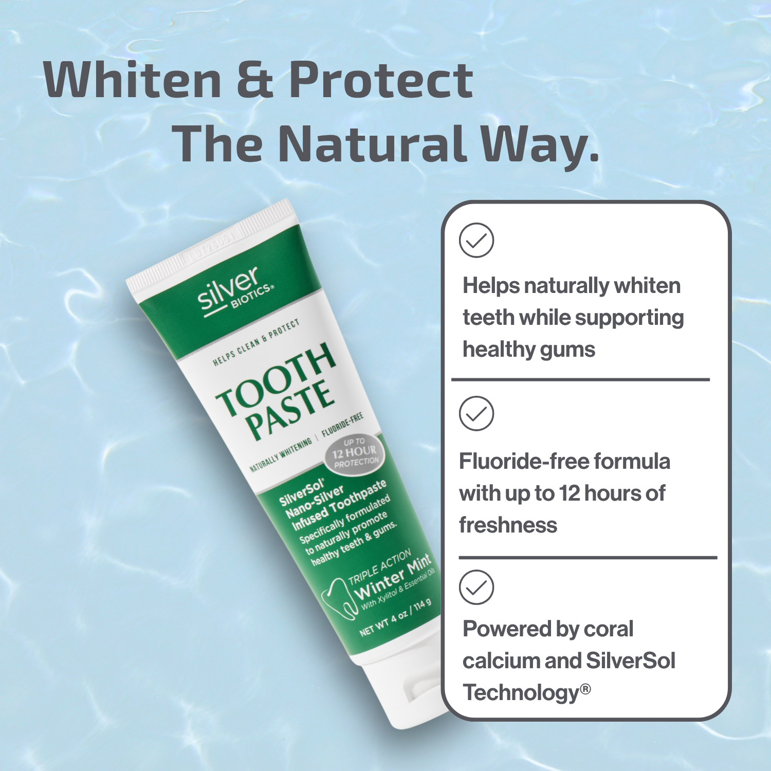 Natural Whitening Coral Toothpaste