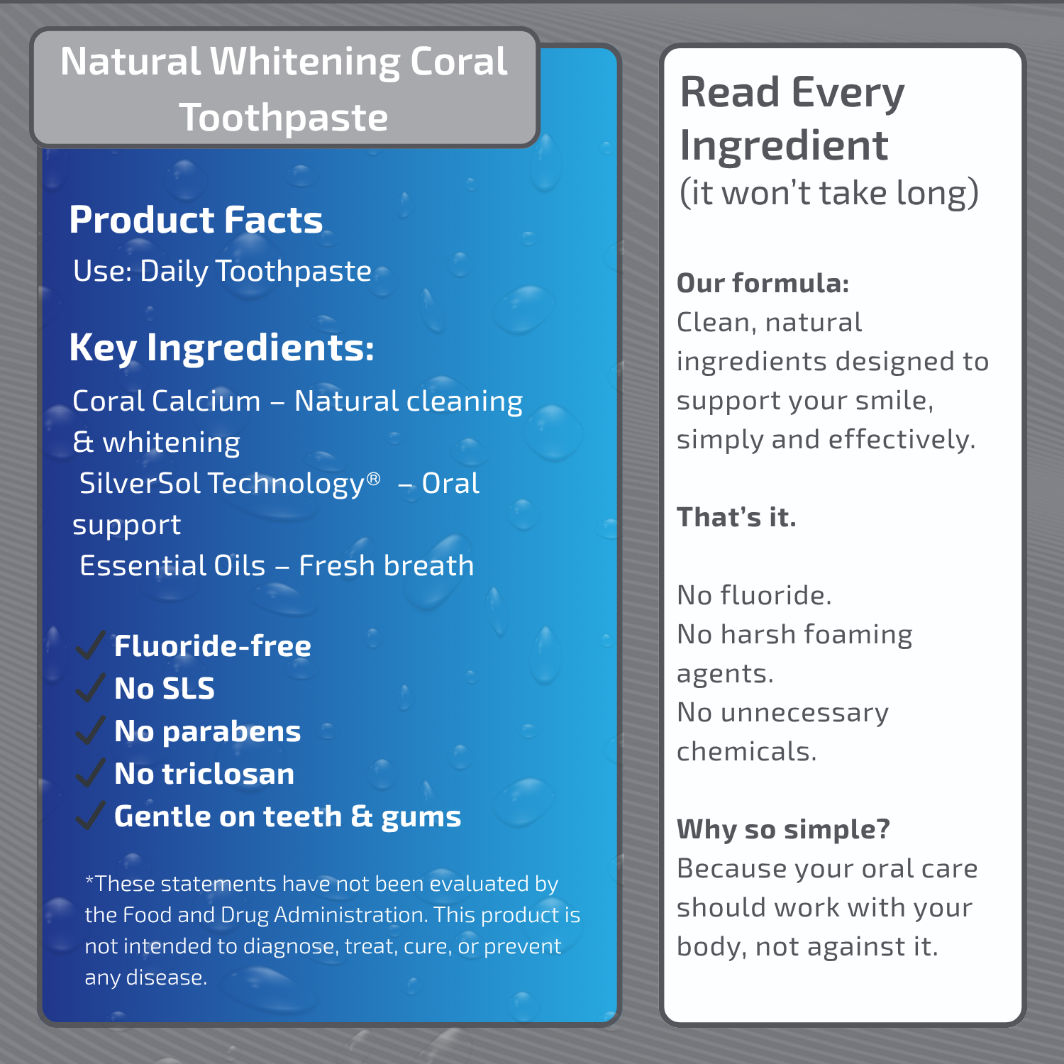 Natural Whitening Coral Toothpaste