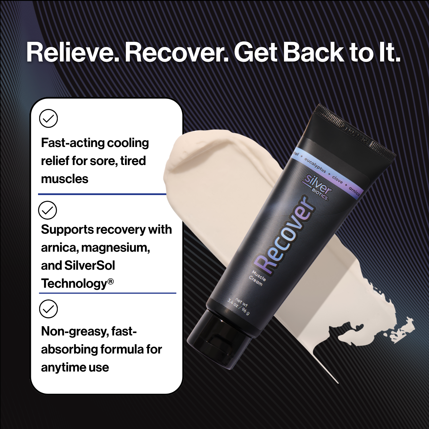 Silver Strong Recover - Muscle Relief Cream