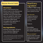 Silver Strong Recover - Muscle Relief Cream