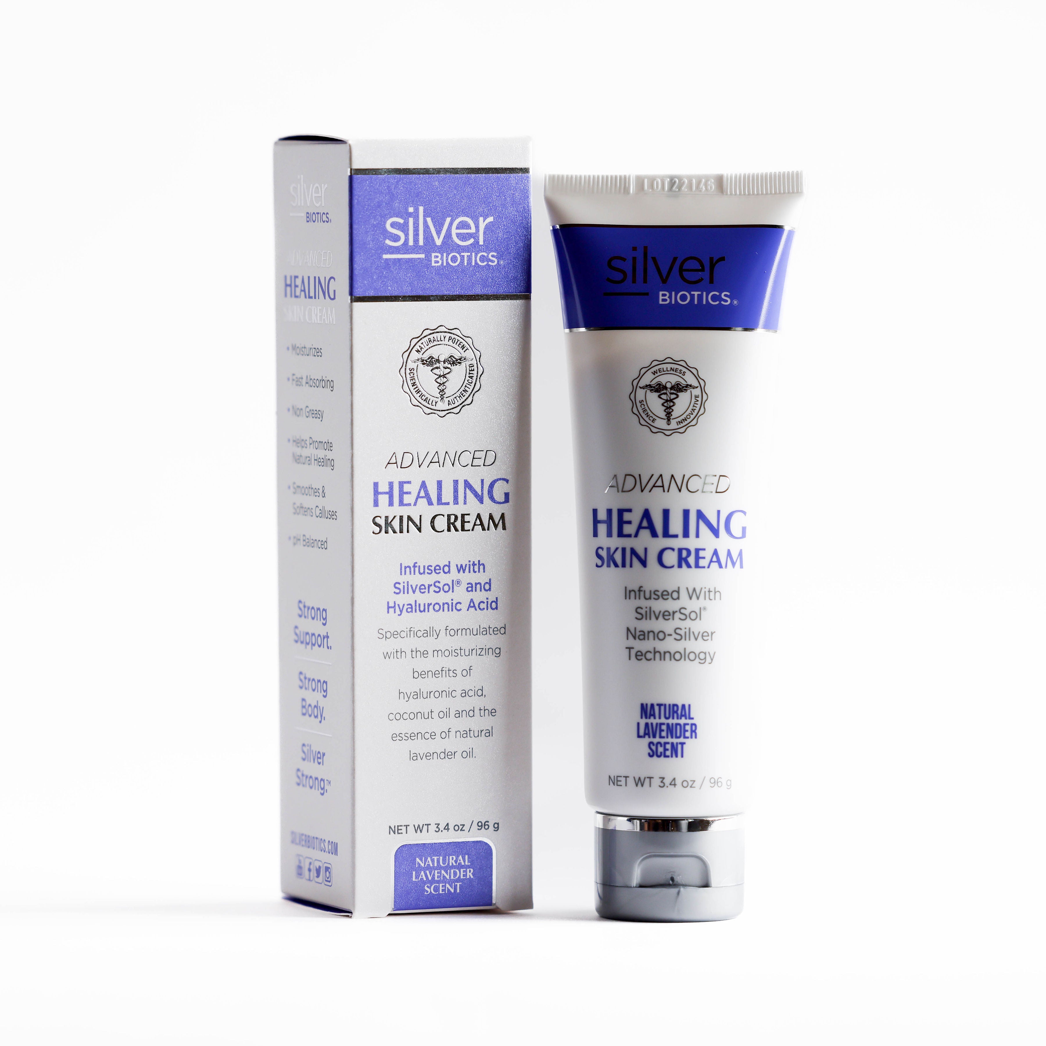 Advanced Healing Skin Cream | SilverSol | Silver Biotics