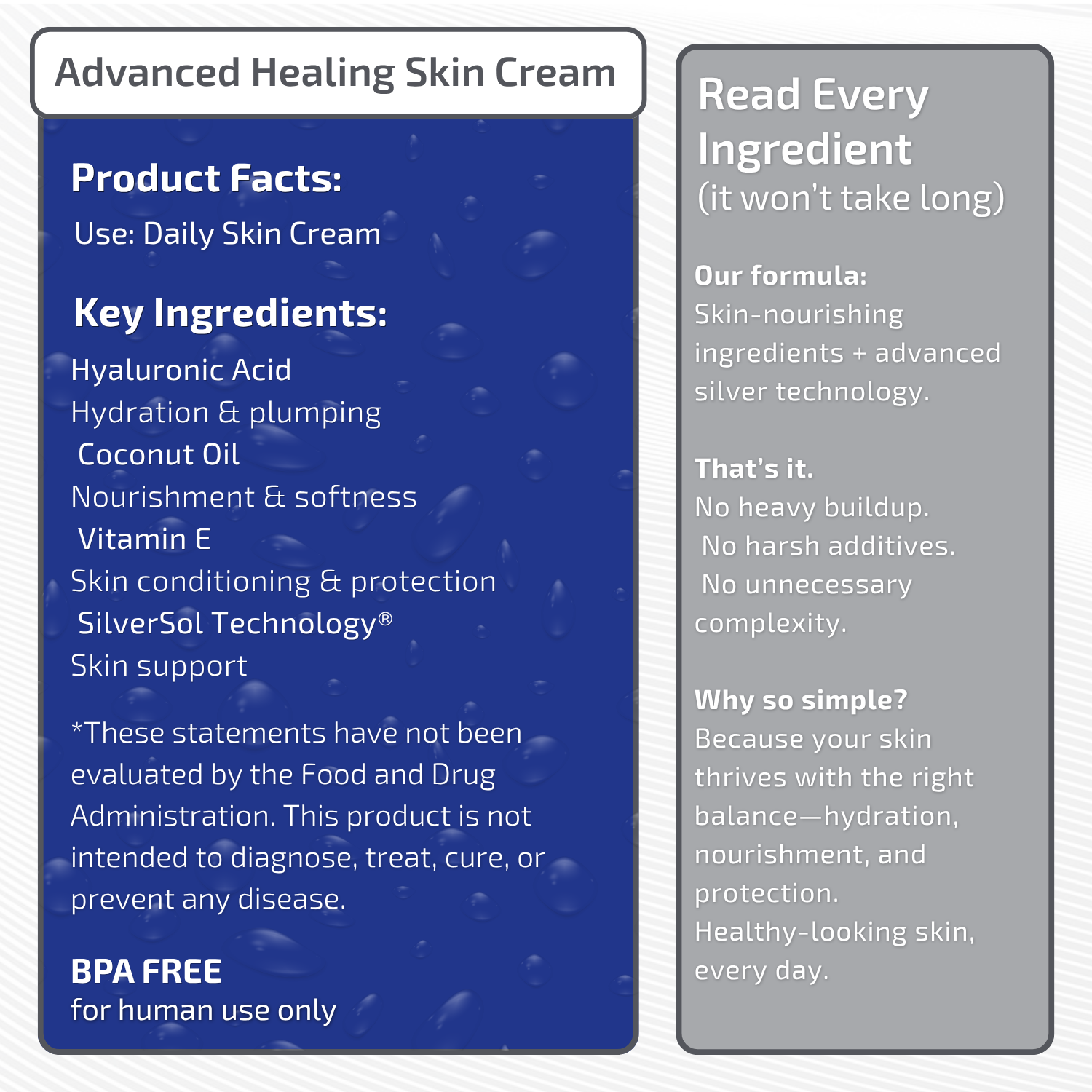 Advanced Healing Skin Cream