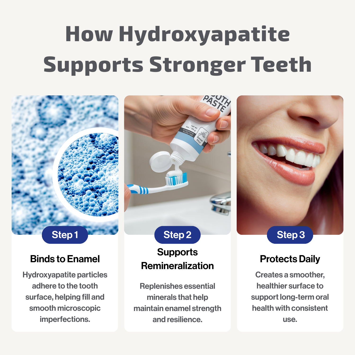 Fluoride-Free Hydroxyapatite Sweet Mint Toothpaste